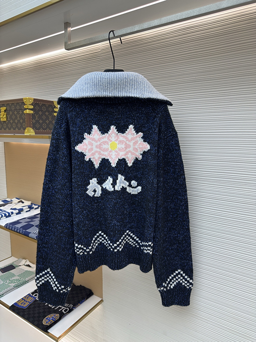 ルイヴィトン Nigo シリーズ ジッパー付きニットウエスト絞りジャケット