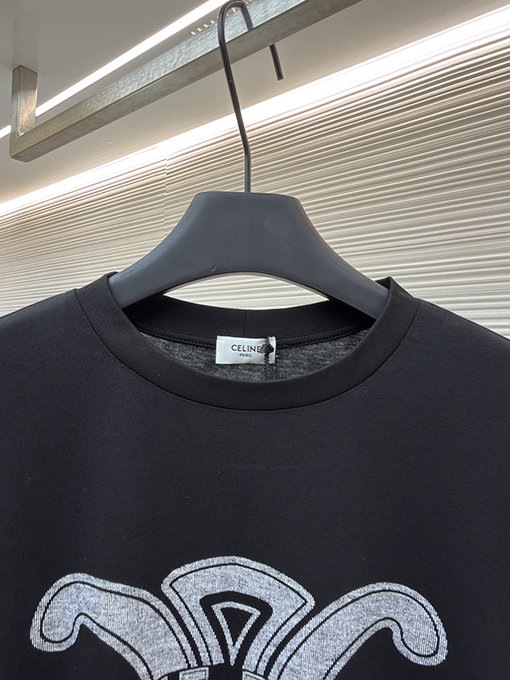 セリーヌブランドスーパーコピー Celine レタープリント長袖シャツ