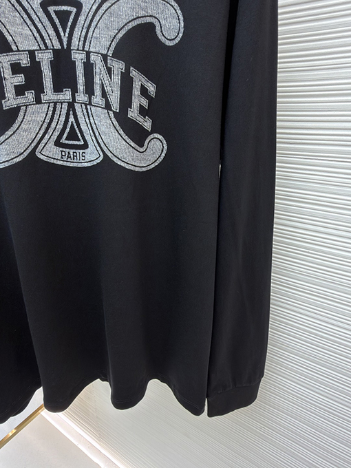 セリーヌブランドスーパーコピー Celine レタープリント長袖シャツ