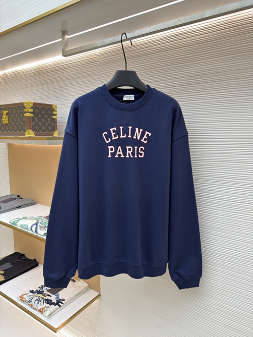 セリーヌ Celine プリント入りクルーネックのスウェットシャツ