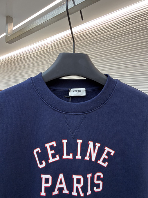 セリーヌ Celine プリント入りクルーネックのスウェットシャツ