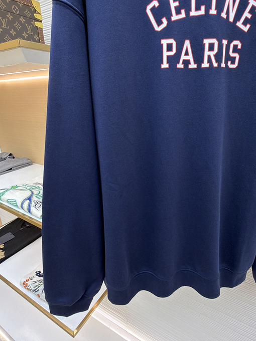 セリーヌ Celine プリント入りクルーネックのスウェットシャツ