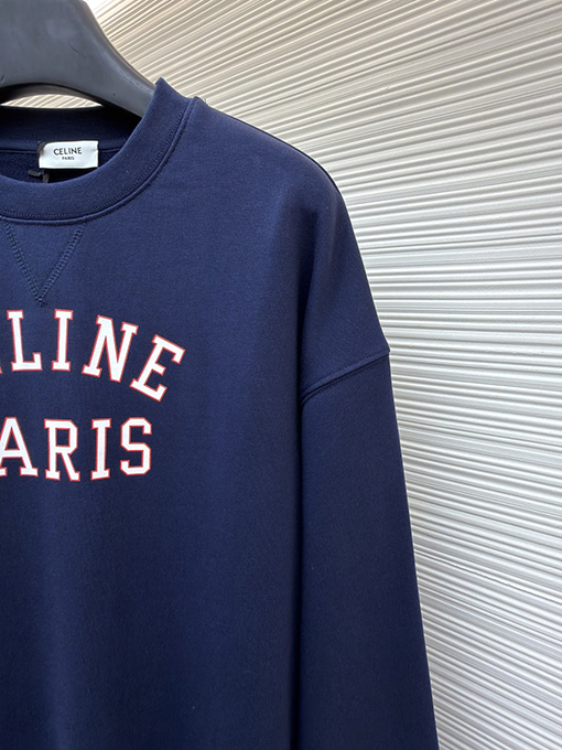 セリーヌ Celine プリント入りクルーネックのスウェットシャツ