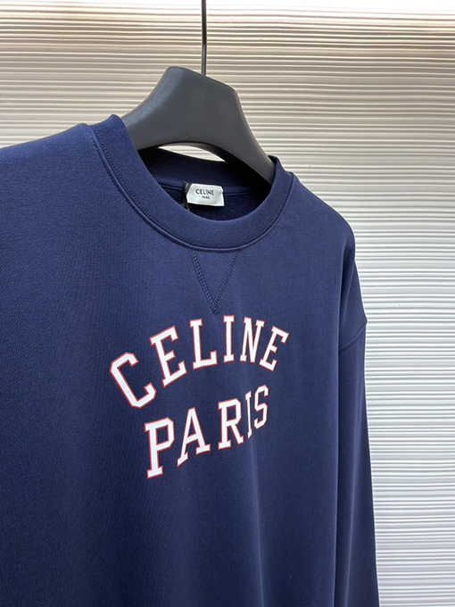 セリーヌ Celine プリント入りクルーネックのスウェットシャツ
