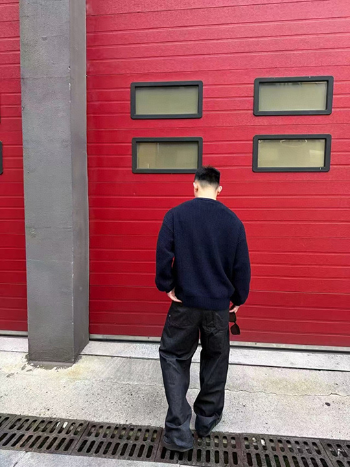 セリーヌ Celine ロゴ入りクルーネックセーター