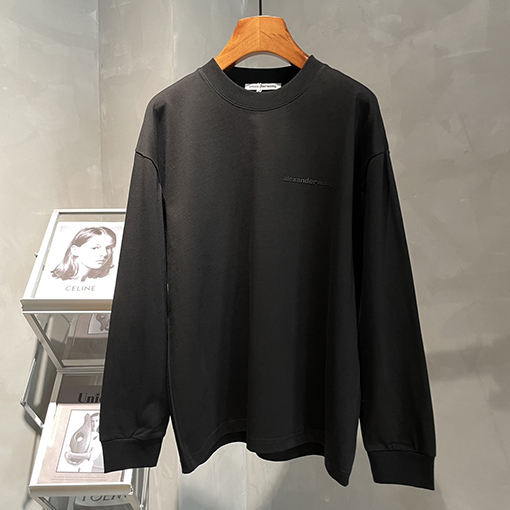 アレキサンダーワン Alexander Wang プリントロゴ入りブランドロゴ長袖シャツ