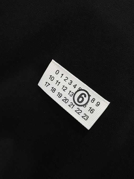 マルタンマルジェラ プリント文字柄ロゴ入り長袖シャツ