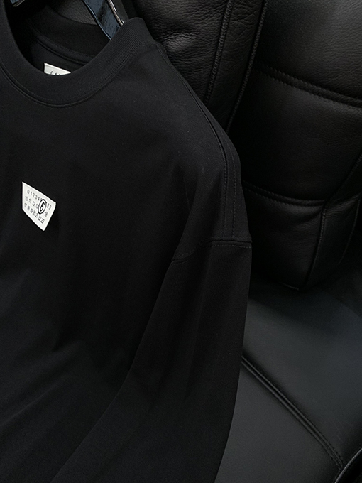 マルタンマルジェラ プリント文字柄ロゴ入り長袖シャツ