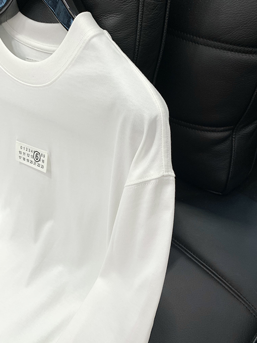 マルタンマルジェラ プリント文字柄ロゴ入り長袖シャツ