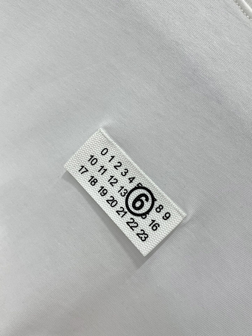 マルタンマルジェラ プリント文字柄ロゴ入り長袖シャツ