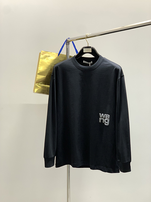 アレキサンダーワン 新作プリントレターロゴ長袖シャツ