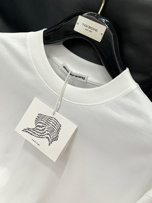 アレキサンダーワン 新作プリントレターロゴ長袖シャツ