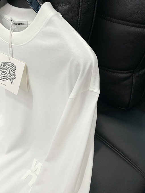 アレキサンダーワン 新作プリントレターロゴ長袖シャツ