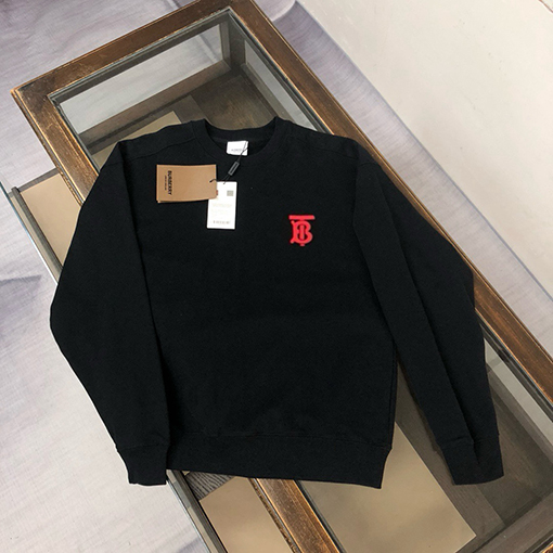 バーバリー ブランドロゴ入りクルーネックのスウェットシャツ