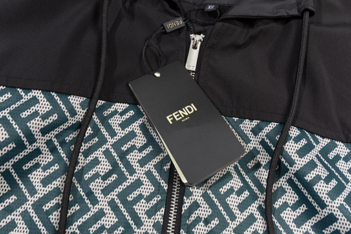フェンディスーパーコピー 秋冬け厚パッチワーク二重構造ジャケット