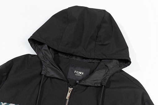 フェンディスーパーコピー 秋冬け厚パッチワーク二重構造ジャケット
