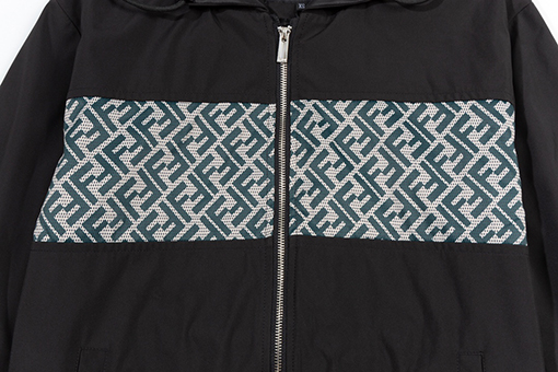 フェンディスーパーコピー 秋冬け厚パッチワーク二重構造ジャケット