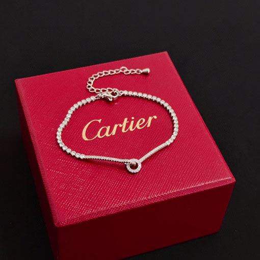 カルティエ レディース高級ダイヤモンド装飾ブレスレット