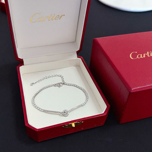 カルティエ レディース高級ダイヤモンド装飾ブレスレット