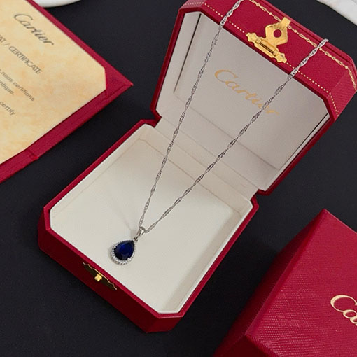 カルティエ レディースダイヤモンドネックレス