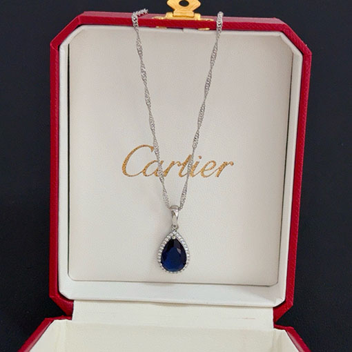 カルティエ レディースダイヤモンドネックレス