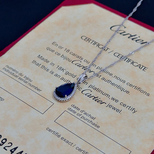 カルティエ レディースダイヤモンドネックレス