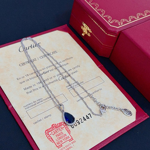 カルティエ レディースダイヤモンドネックレス