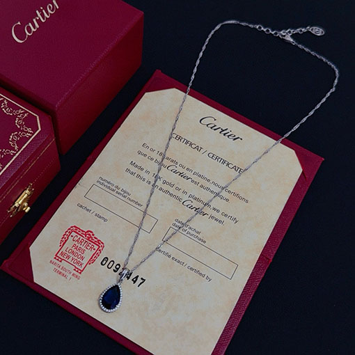 カルティエ レディースダイヤモンドネックレス