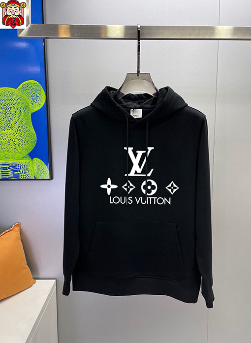 ルイヴィトン LOUIS VUITTON 新モデル人気のフード付きスウェットシャツとパンツのセット