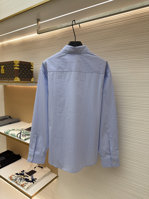 アミコピー 新モデルポケット付きストライプシャツ