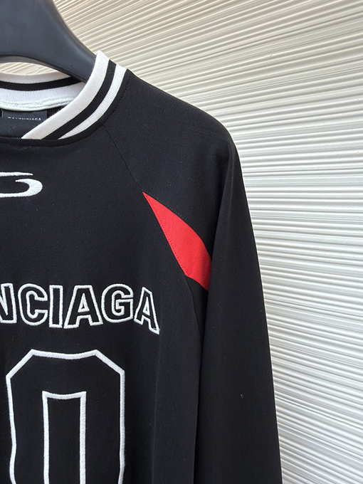 バレンシアガ Balenciaga NBA コラボレーション刺繍入り長袖シャツ