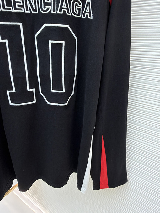 バレンシアガ Balenciaga NBA コラボレーション刺繍入り長袖シャツ
