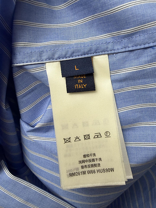 ルイヴィトン LV ファレルウィリアムスの新作ストライプ柄半袖シャツ