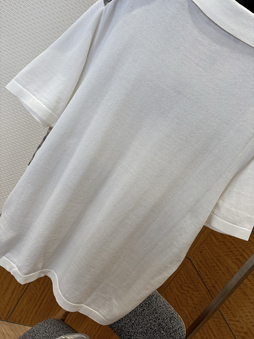 ルイヴィトン LV チェック柄ジャカードニット半袖シャツ