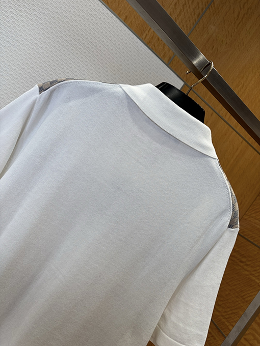 ルイヴィトン LV チェック柄ジャカードニット半袖シャツ