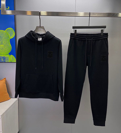 ロエベ LOEWE 新モデル人気のフード付きスウェットシャツとパンツのセット