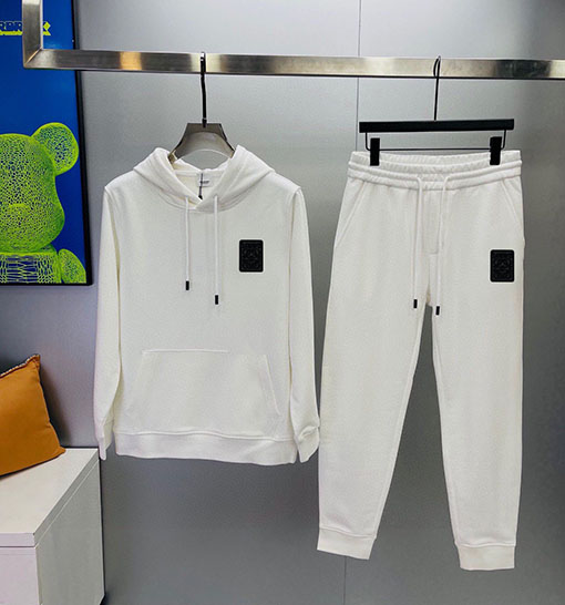 ロエベ LOEWE 新モデル人気のフード付きスウェットシャツとパンツのセット
