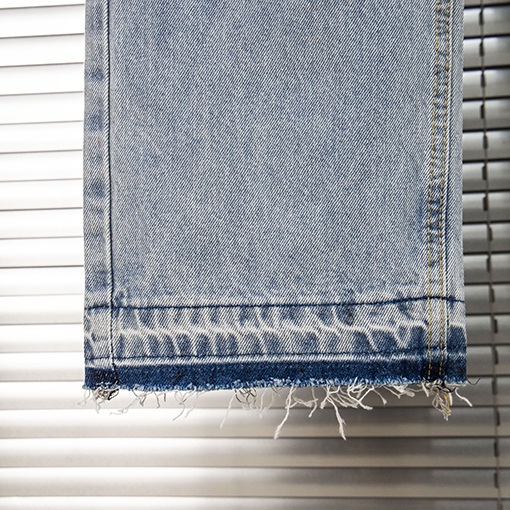 クロムハーツ 人気のクロス柄レザーウォッシュデニムジーンズ