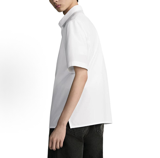 ディオール 刺繍ロゴ入り半袖襟付きシャツ