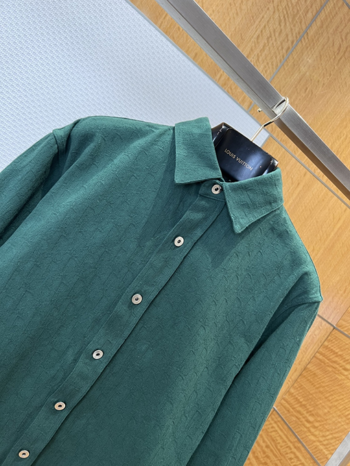 ディオールコピー ダーク柄ジャカード長袖シャツ