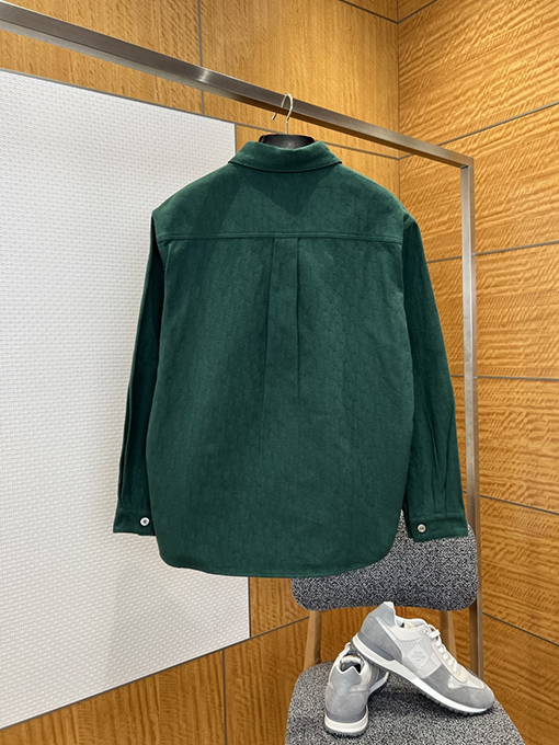 ディオールコピー ダーク柄ジャカード長袖シャツ