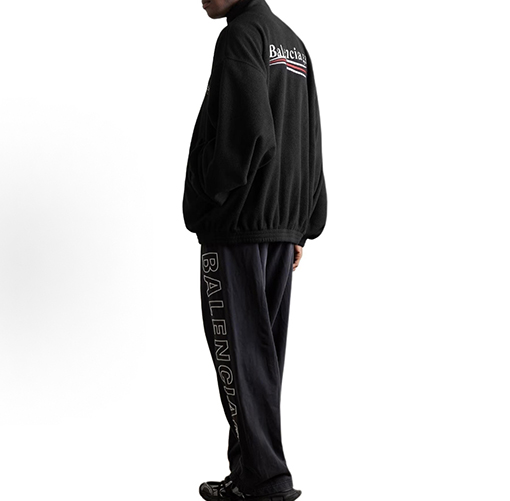 バレンシアガ Balenciaga 刺繍ロゴ入りジップアップジャケット