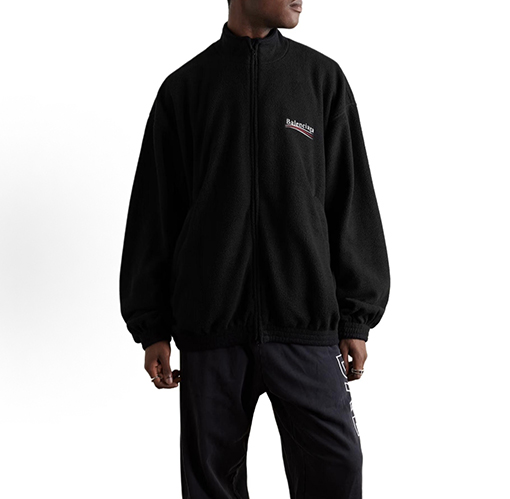 バレンシアガ Balenciaga 刺繍ロゴ入りジップアップジャケット