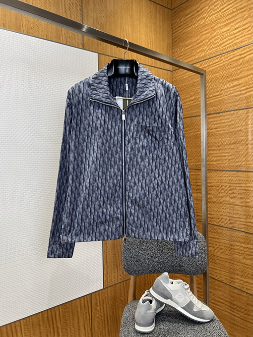 ディオール クラシックな総柄プリントジャケット