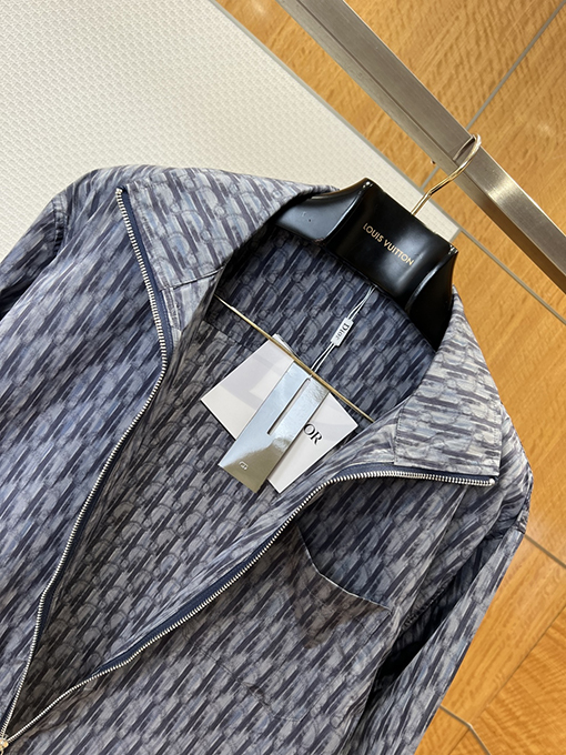 ディオール クラシックな総柄プリントジャケット