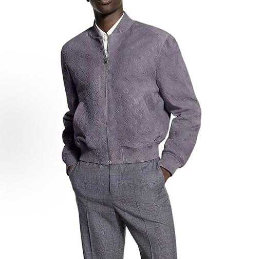 ルイヴィトン ランウェイオートクチュールエンボスしラムスキンジャケット