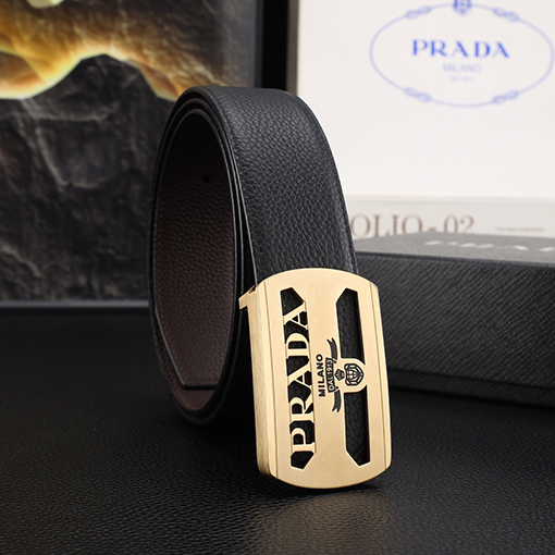 プラダ ファッションなメンズパンチングベルト