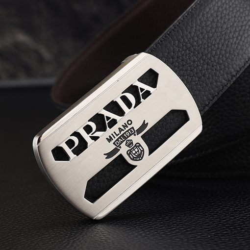 プラダ ファッションなメンズパンチングベルト