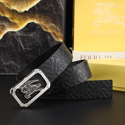バーバリー 新モデルファッションなメンズパンチングベルト