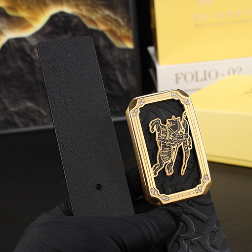 バーバリー 新モデルファッションなメンズパンチングベルト